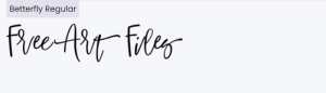 BetterFly 2 Font free download – modern calligraphy typeface with swashes for creative projects.