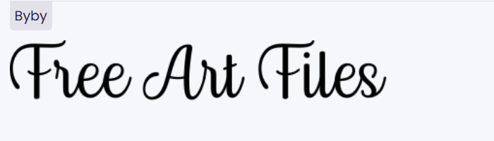Byby Font free download - elegant handwritten typeface with swirls and glyphs