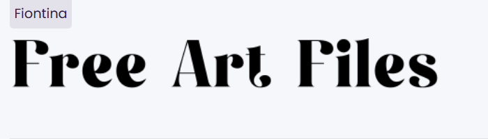 Fiontina Font free download - stylish serif typeface for elegant designs