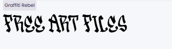 Graffiti Rebel Font - Bold and urban display font inspired by street art