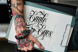 Black Ink Font – Modern Blackletter Style 4 3666747955 - Free Art Files