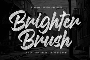 Brighter Brush Font - Realistic Brush Script 2 3982451685 - Free Art Files