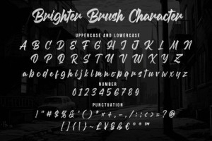 Brighter Brush Font - Realistic Brush Script 3 3240768231 - Free Art Files