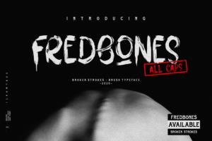 Fredbones Font - Bold Brush Style 2 1348448425 - Free Art Files