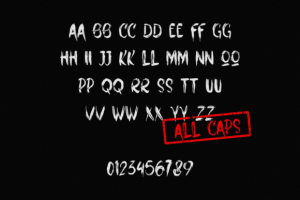 Fredbones Font - Bold Brush Style 9 1490260045 - Free Art Files