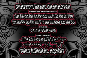 Graffiti Rebel Font: Urban Edge 7 - Free Art Files