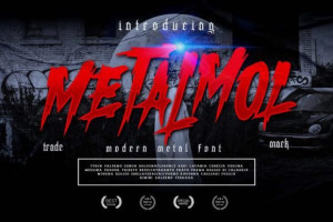 Metalmol Font – Bold Horror Metal Typeface 2 588130218 - Free Art Files