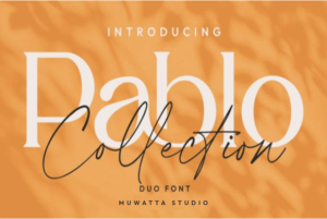 Pablo Duo Font: Elegant & Luxurious Pair 2 456847842 - Free Art Files