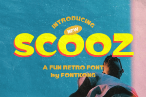 Scooz Font - Retro Display Typeface 2 1766218281 - Free Art Files