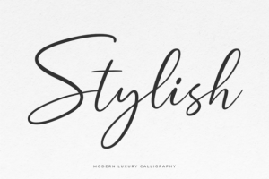 Stylish Font: Graceful Calligraphy 2 32798935 - Free Art Files